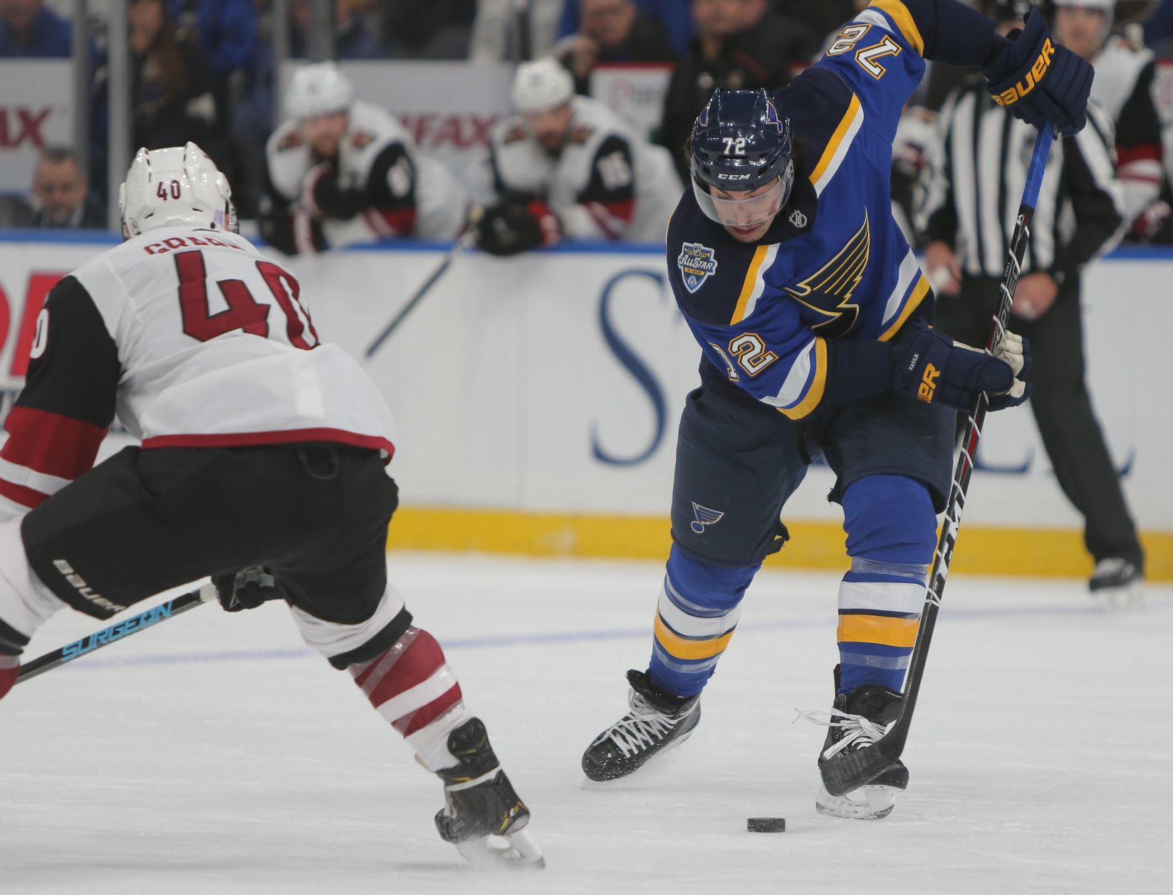 Blues take on the Coyotes